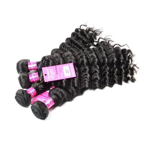 Deep Wave Human Hair Weave Bundles Deals 9