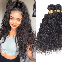 Brazilian Water Wave Hair Human Hair Weave Bundles Deals