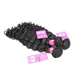 Deep Wave Human Hair Weave Bundles Deals 4