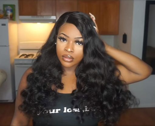 Peruvian Loose Wave Hair 3 Bundles Virgin Human Hair With Closure