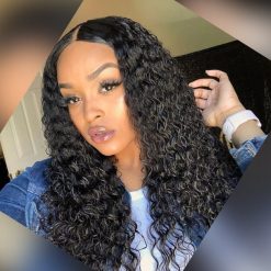 Indian Water Wave Hair Weave 4 Bundles With Lace Closure Deals