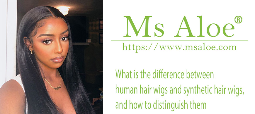 human hair wigs and synthetic hair wigs