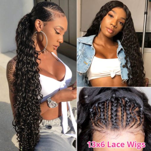 Deep Wave Wigs 13x6 Front Wigs