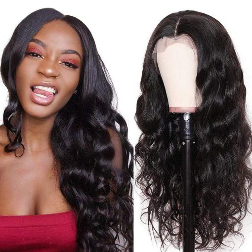 Body Wave 5x5 Lace Closure Wigs Lace Front Human Hair Wigs For Women 5x5 Closure Wigs Brazilian Remy Wavy Human Hair Lace Frontal Wigs