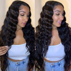 Loose Deep Wave 5X5 Lace Closure Wigs