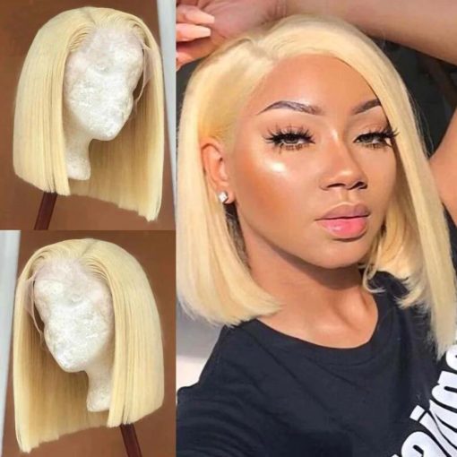 613 blonde Straight bob wig