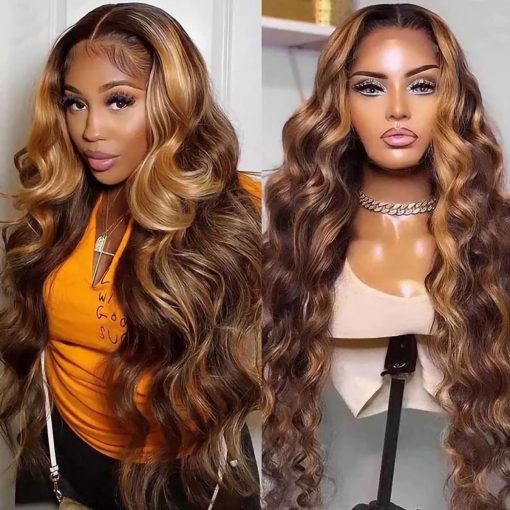 Honey Blonde Lace Front Wigs
